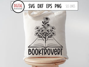 Book Reader SVG Bundle | Book Lover Cut File Designs by SLSLines