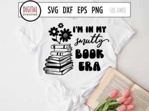 In My Smutty Book Era - Book Lover SVG by SLS Lines