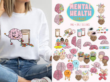 Load image into Gallery viewer, Mental Health Clipart - Limited Edition Stock Graphics