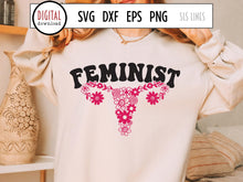 Load image into Gallery viewer, Feminist SVG, Retro Flower Ovaries Cut FileFeminist SVG, Retro Flower Ovaries Cut File, Feminism Design