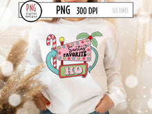 Load image into Gallery viewer, Santa&#39;s Favorite Ho PNG, Retro Christmas Sublimation Design by SLS Lines
