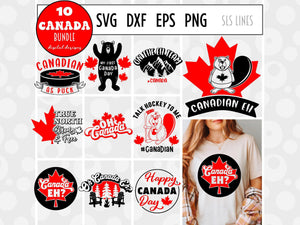 Canada Day SVG Bundle - Canadian Cut Files for Cricut & Silhouette