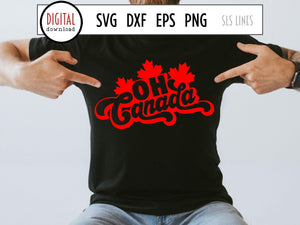 Oh Canada SVG & PNG, Canadian Cut File