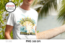 Load image into Gallery viewer, Retro Sublimation PNG - Sunshine State of Mind - SLSLines