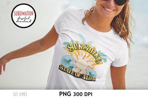 Retro Sublimation PNG - Sunshine State of Mind - SLSLines