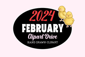 Clipart Drive February 2024: Illustrations & Graphics for Creatives