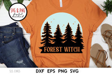 Load image into Gallery viewer, Forest Witch SVG - Evergreen Trees &amp; Nature Cut File