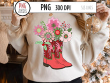 Load image into Gallery viewer, Cowboy Christmas PNG, Western Country Sublimation by SLS Lines