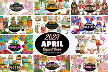 Load image into Gallery viewer, Clipart Drive April 2023: Illustrations &amp; Graphics for Creatives