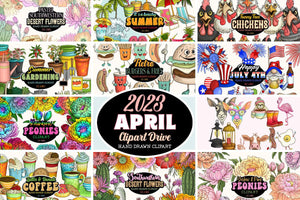 Clipart Drive April 2023: Illustrations & Graphics for Creatives