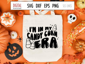 In My Candy Corn Era SVG - Halloween Cut File by SLS Lines