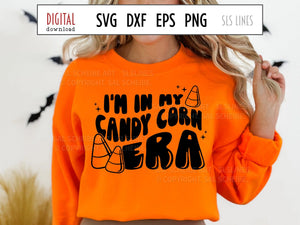 In My Candy Corn Era SVG - Halloween Cut File by SLS Lines
