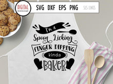 Load image into Gallery viewer, Baking SVG - Baker Cut File - Spoon Licker by SLS Lines