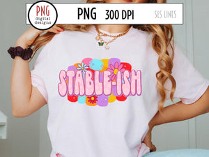 Stable-ish PNG, Funny Mental Health Sublimation