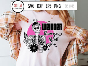 Cute Goth SVG Bundle | Creepy Girl Cut File Designs by SLSLines