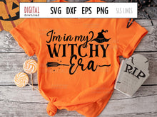 Load image into Gallery viewer, I&#39;m in My Witchy Era SVG, Vintage Witch Cut File, Halloween Design