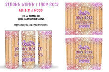 Load image into Gallery viewer, Skinny Tumbler Sublimation Design - Feminism PNG