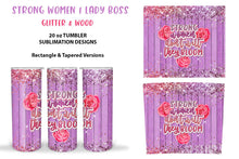 Load image into Gallery viewer, Skinny Tumbler Sublimation Design - Feminism PNG