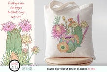 Load image into Gallery viewer, Southwestern Desert &amp; Flowers Clipart - Cactus PNG Set
