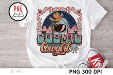 Load image into Gallery viewer, Cosmic Cowgirl PNG - Retro Space Western Design EXCLUSIVE
