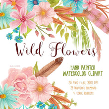 Load image into Gallery viewer, Wild Meadow Flowers Watercolor Set - slslines