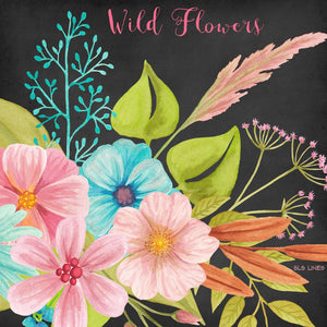 Wild Meadow Flowers Watercolor Set - slslines
