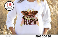 Load image into Gallery viewer, Witchy Mama PNG - Celestial Luna Moth Sublimation Design