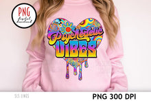 Load image into Gallery viewer, Psychedelic Sublimation PNG - Retro Vibes with Trippy Hippie Heart