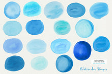 Load image into Gallery viewer, Watercolor Shapes Big Bundle Balls Boxes &amp; Splatters