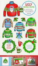 Load image into Gallery viewer, Ugly Christmas Sweater Clipart PNG