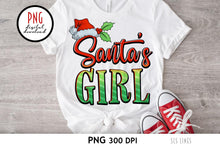 Load image into Gallery viewer, Santa&#39;s Girl - Family Christmas Sublimation PNG
