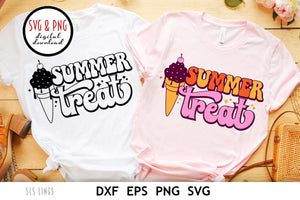 Summer SVG - Summer Treat Ice Cream Cut File
