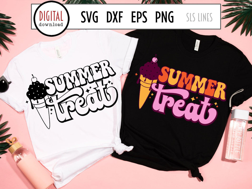 Summer SVG - Summer Treat Ice Cream Cut File