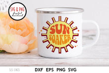 Load image into Gallery viewer, Summer SVG - Sun Soaker Retro Cut File