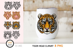 Tiger Clipart | Tiger Portraits & Lineart PNG
