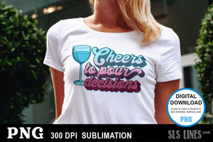 Alcohol Sublimation Bundle - 10 Drinking Designs PNG - SLSLines