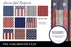 American Wood Patriotic Backgrounds PNG - USA Clipart - SLSLines