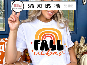 Autumn SVG | Fall Vibes Cut File - SLSLines