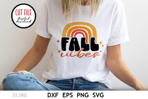 Autumn SVG | Fall Vibes Cut File - SLSLines