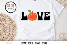 Load image into Gallery viewer, Autumn SVG | LOVE Pumpkin Fall Cut File - SLSLines