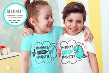 Load image into Gallery viewer, Baby &amp; Toddler Designs SVG - Mommy&#39;s Little Monster PNG - SLSLines