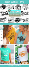 Load image into Gallery viewer, Beach Drinks Bundle - Summer Vacation Cut Files for Cricut &amp; Silhouette - SLSLines