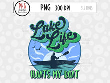 Load image into Gallery viewer, Boating &amp; Lake Sublimation - Lake Life PNG - SLSLines