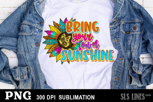 Sunflower & Leopard Print Sublimation - Bring your own sun