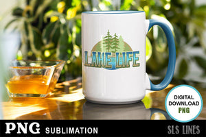 Camping & Lake Sublimation - Lake Life - SLSLines