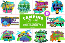 Load image into Gallery viewer, Camping Sublimation BUNDLE - 10 Campsite &amp; RV Designs - SLSLines