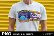 Load image into Gallery viewer, Camping Sublimation PNG - Weekend Forecast Camping - SLSLines