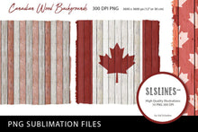 Load image into Gallery viewer, Canada Wood Texture Backgrounds PNG sublimation - SLSLines