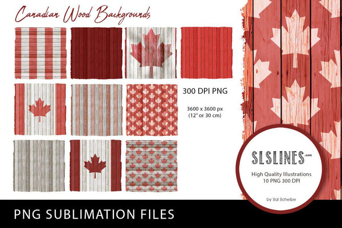 Canada Wood Texture Backgrounds PNG sublimation - SLSLines