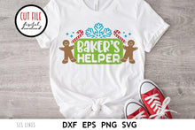 Load image into Gallery viewer, Christmas Baking SVG - Baker&#39;s Helper Cutting File - SLSLines